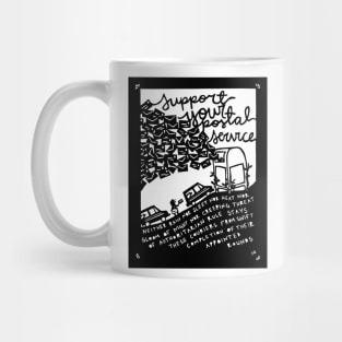 Support Your Postal Service Mug